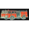 FIRE DEPARTMENT PUMPER FIRE TRUCK RED PIN